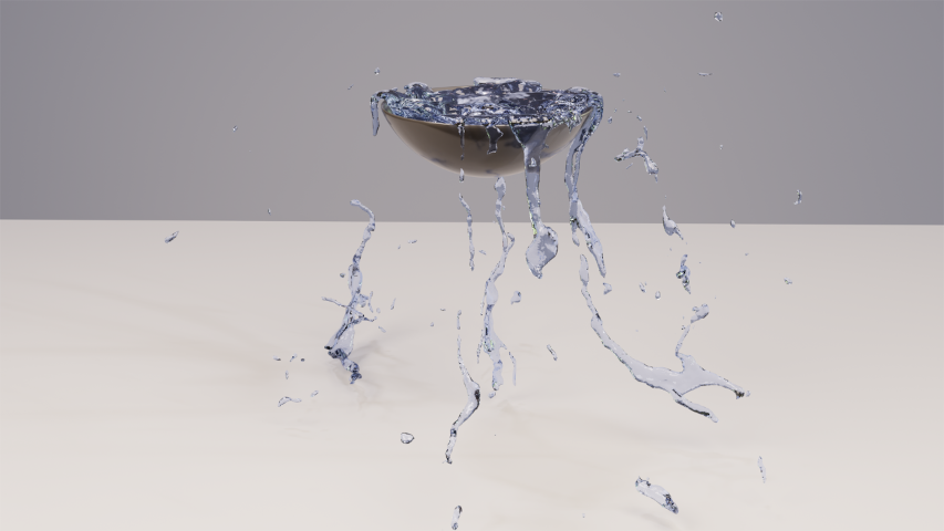 Water Splash Purple